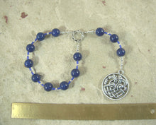 Odin (Woden) Pocket Prayer Beads in Lapis Lazuli: Norse God of Battle, Magic, Runes, Wisdom
