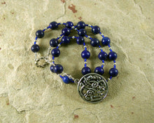 Rune Poem Meditation Beads in Lapis Lazuli - Hearthfire Handworks 