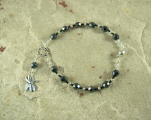Anubis Travel Prayer Beads: Egyptian God of the Underworld and Afterlife, Guardian of the Dead - Hearthfire Handworks 