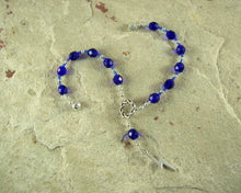 Zeus Travel Prayer Beads: Greek God of the Sky and Storm, Thunder and Lightning, Justice - Hearthfire Handworks 