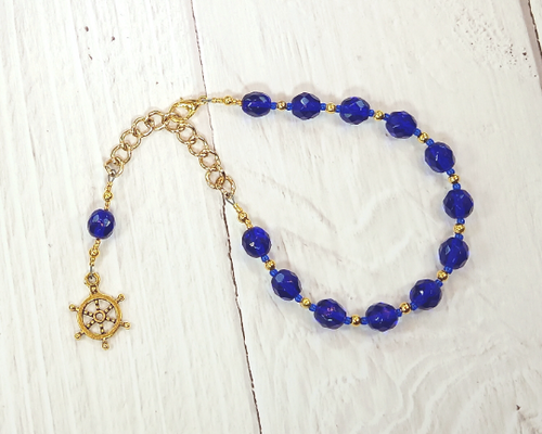 Tyche (Fortuna) Prayer Bead Bracelet: Greek Goddess of Luck, Chance, Prosperity